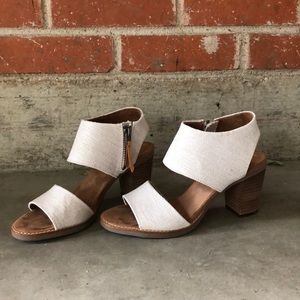 *Worn once* Toms Majorca Cut Out Heel Sandal